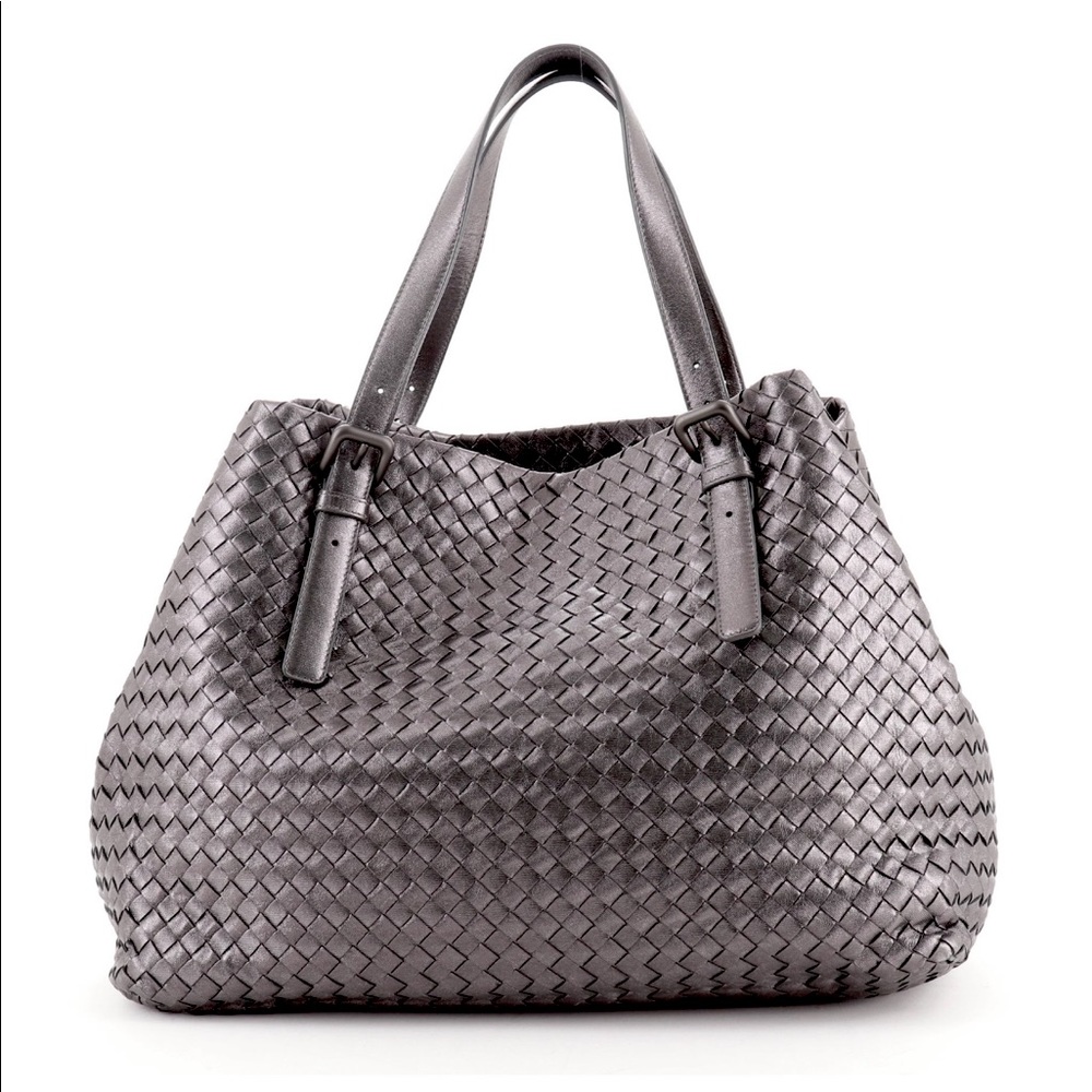 Bottega Veneta A-Shape Intrecciato Bag Nappa Large